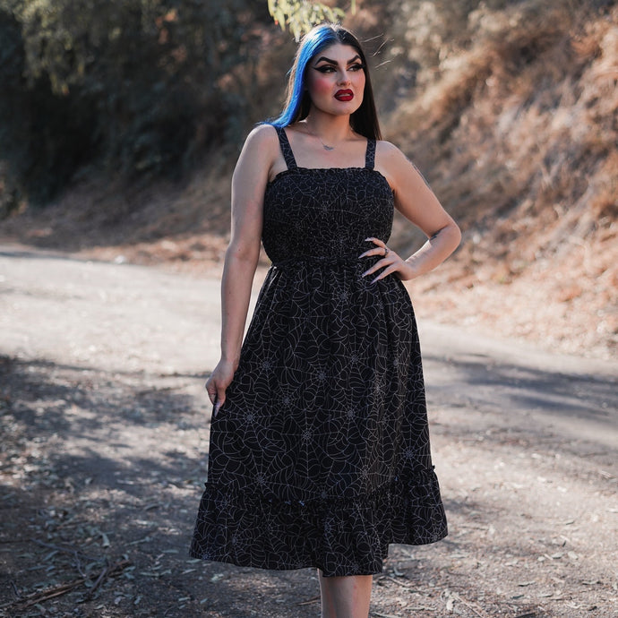 Black Widow Midi Dress (PREORDER)