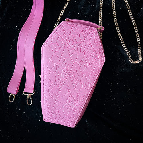 Pink Widow Coffin Bag