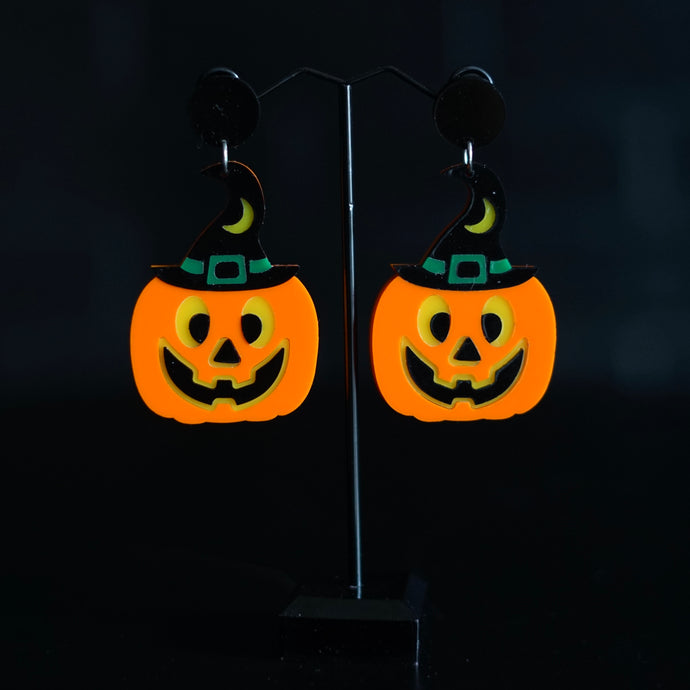 Vintage Halloween Acrylic Earrings