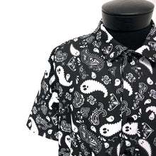 Load image into Gallery viewer, Bandana Ghostie Button Up (PREORDER)